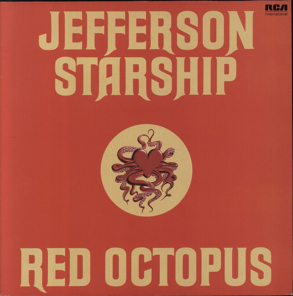 Jefferson Starship Red Octopus UK vinyl LP album (LP record) INTS5069