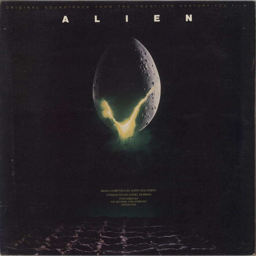 Jerry Goldsmith Alien UK vinyl LP album (LP record) T-593
