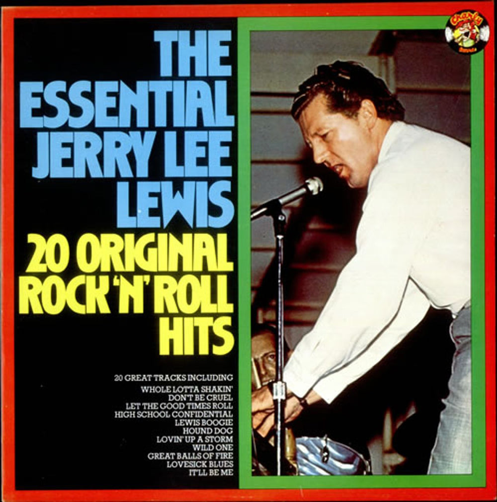 Jerry Lee Lewis The Essential Jerry Lee Lewis - 20 Original Rock N Roll Hits UK vinyl LP album (LP record) CRM2001