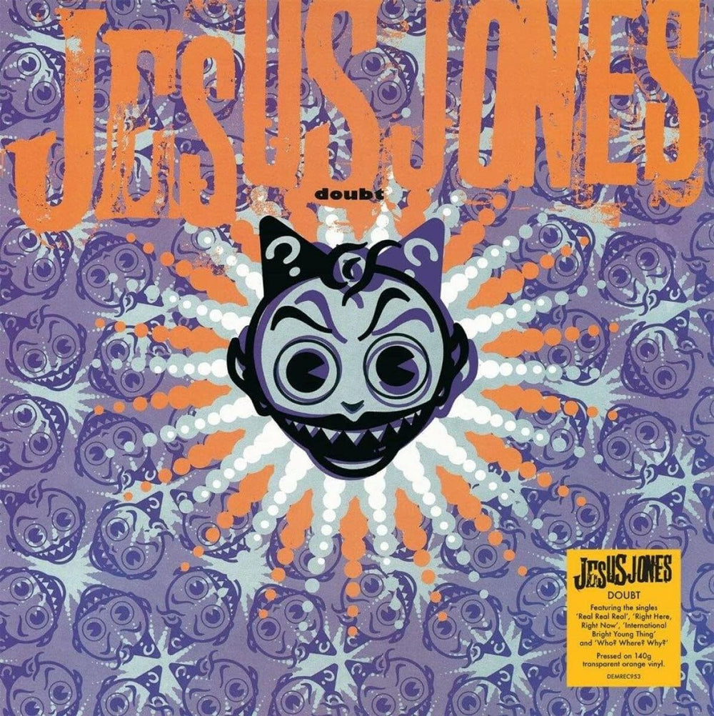 Jesus Jones Doubt - Orange Vinyl - Sealed UK vinyl LP album (LP record) DEMREC953