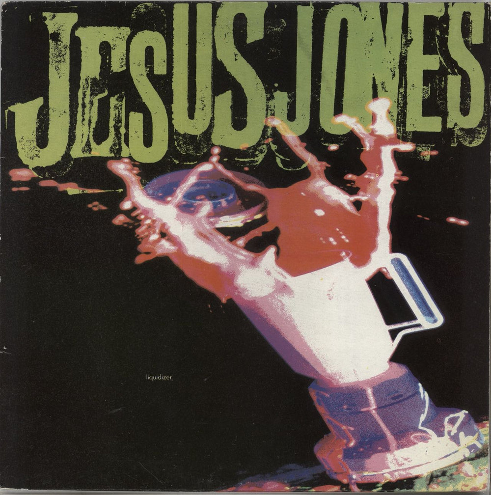 Jesus Jones Liquidizer - EX UK vinyl LP album (LP record) FOODLP3