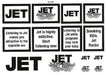 Jet Get Born - Sticker Set UK Promo memorabilia PROMO STICKERS