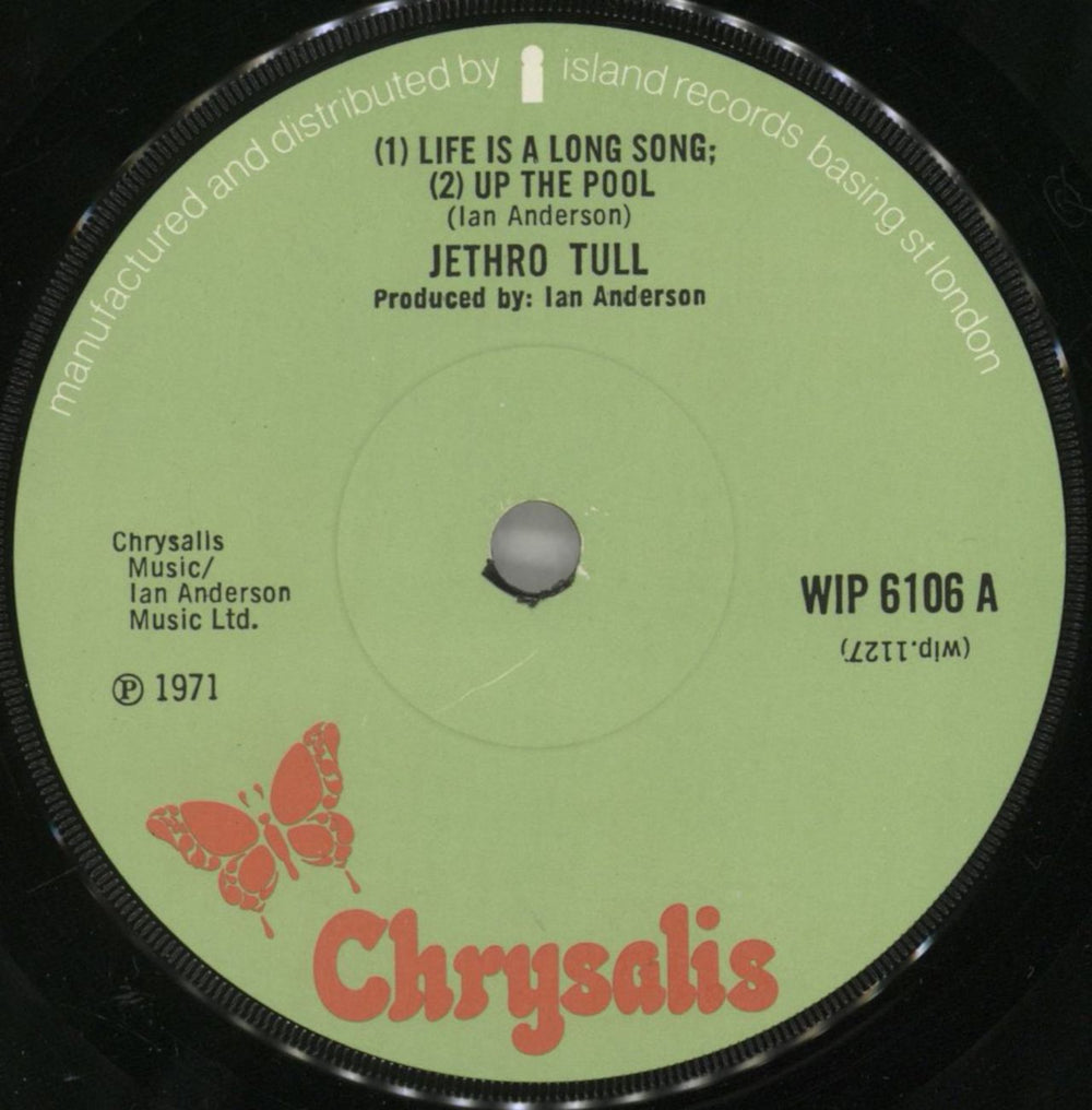 Jethro Tull Life Is A Long Song EP - Solid - P/S UK 7" vinyl single (7 inch record / 45) TUL07LI104819