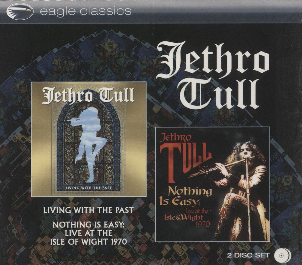 Jethro Tull Living With The Past / Nothing Is Easy: Live At The Isle Of Wight 1970 - Sealed UK 2 CD album set (Double CD) EDGCD527