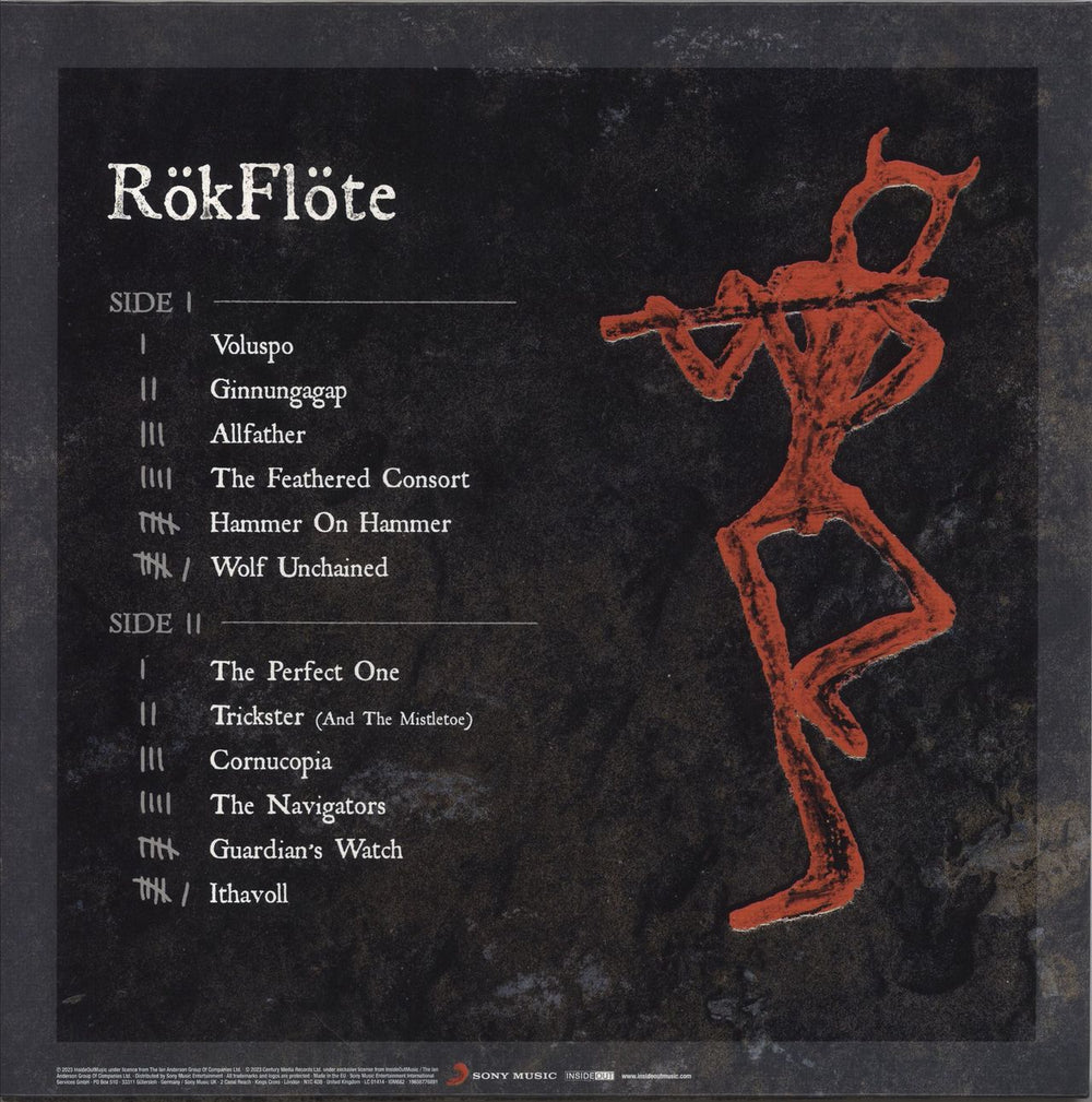 Jethro Tull RökFlöte UK vinyl LP album (LP record) 196587768911