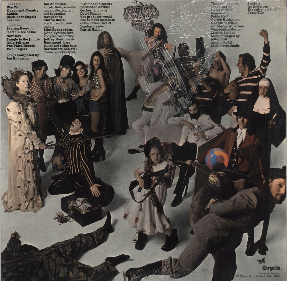 Jethro Tull War Child - Open Stickered Shrink US vinyl LP album (LP record) TULLPWA852886