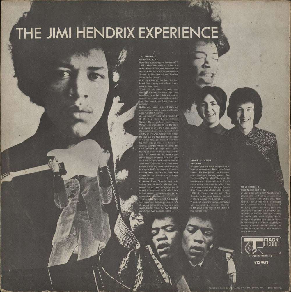 Jimi Hendrix Are You Experienced - 1st - G UK vinyl LP album (LP record)