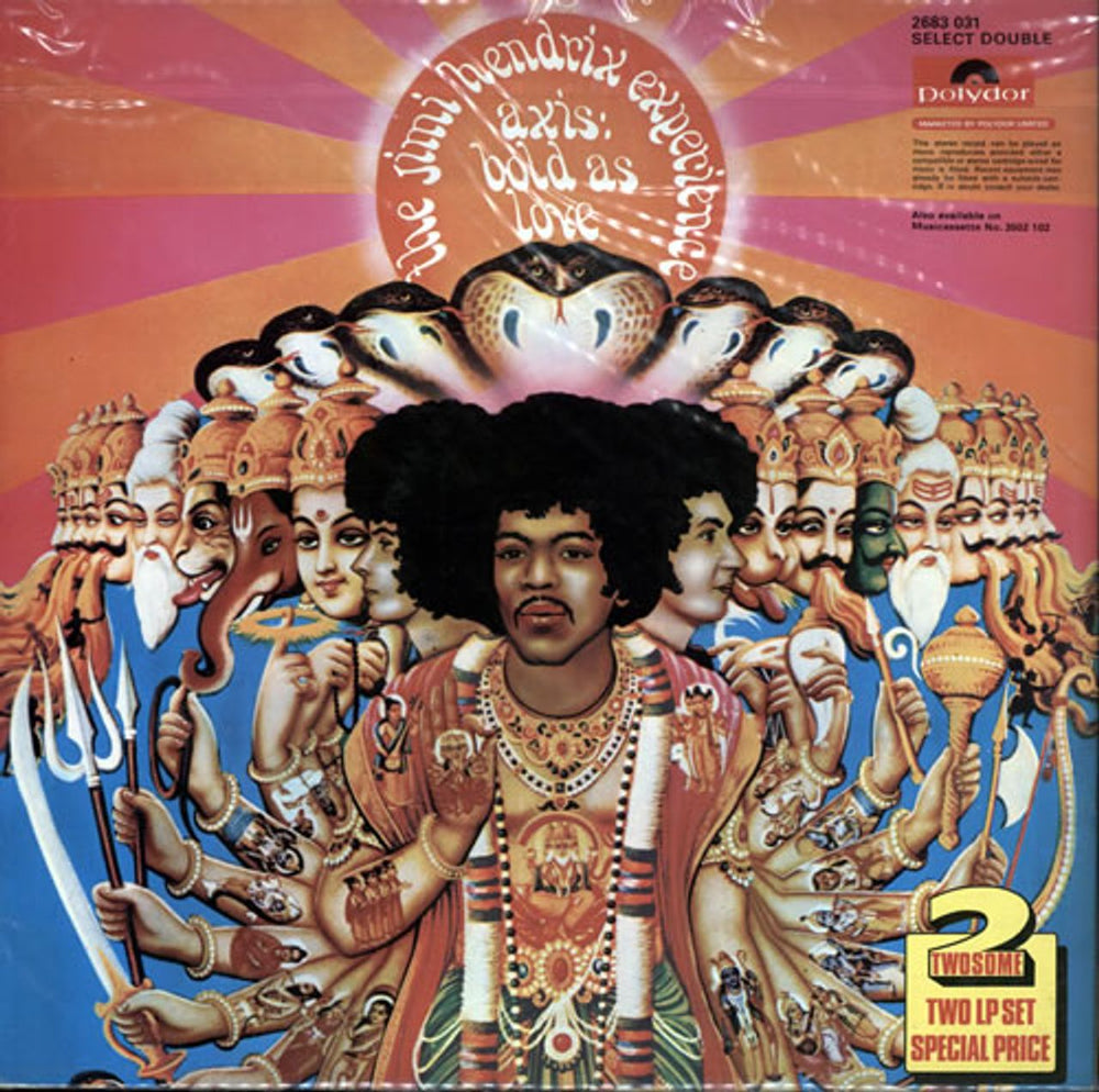 Jimi Hendrix Are You Experienced / Axis Bold As Love UK 2-LP vinyl record set (Double LP Album) HEN2LAR547338