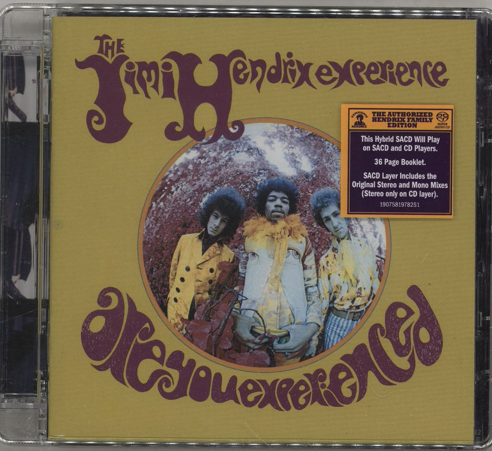 Jimi Hendrix Are You Experienced - Hybrid SACD US super audio CD SACD CAPP19782SA