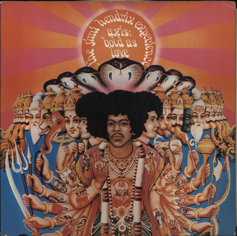 Jimi Hendrix Axis: Bold As Love - 1st + Insert - EX UK vinyl LP album (LP record) 612003