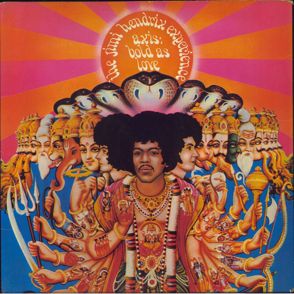 Jimi Hendrix Axis: Bold As Love - 1st + Insert - VG UK vinyl LP album (LP record) 612003