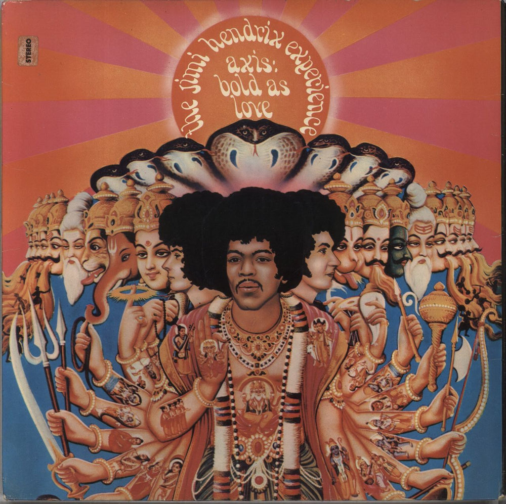 Jimi Hendrix Axis: Bold As Love - 1st + insert - VG UK vinyl LP album (LP record) 613003