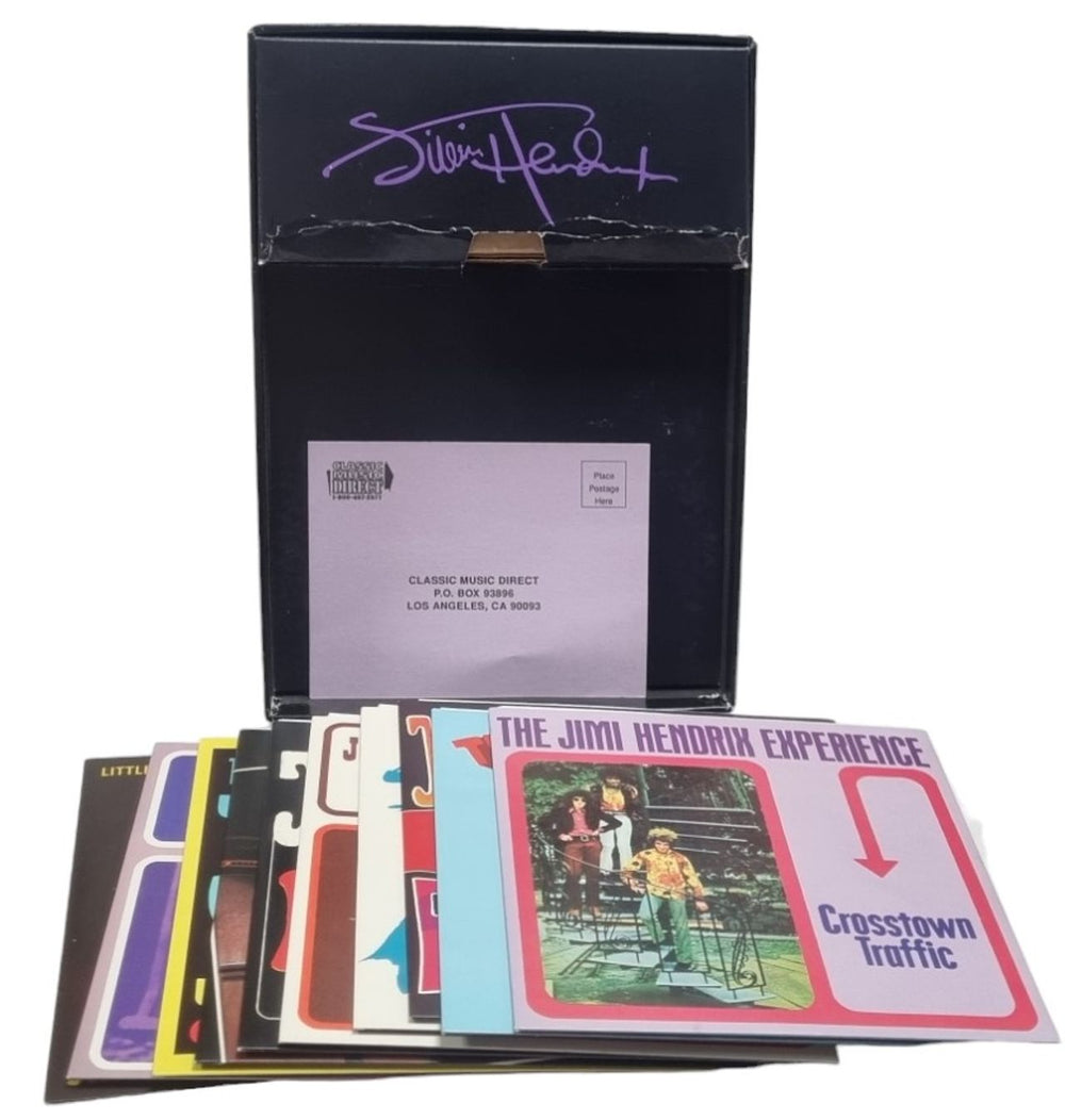 Jimi Hendrix Classic Singles Collection - 1st Numbered US 7" single box set Deleted