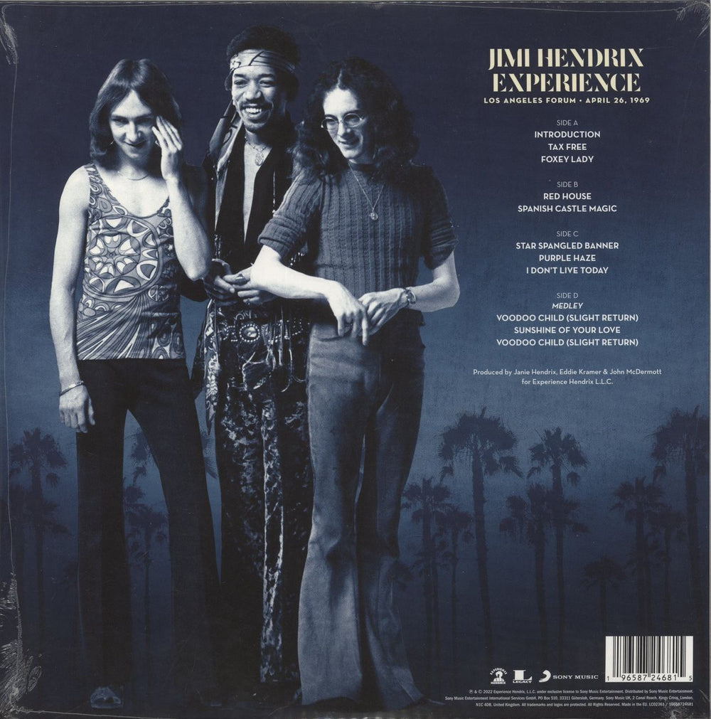 Jimi Hendrix Los Angeles Forum April 26, 1969 - Sealed UK 2-LP vinyl record set (Double LP Album) 196587246815