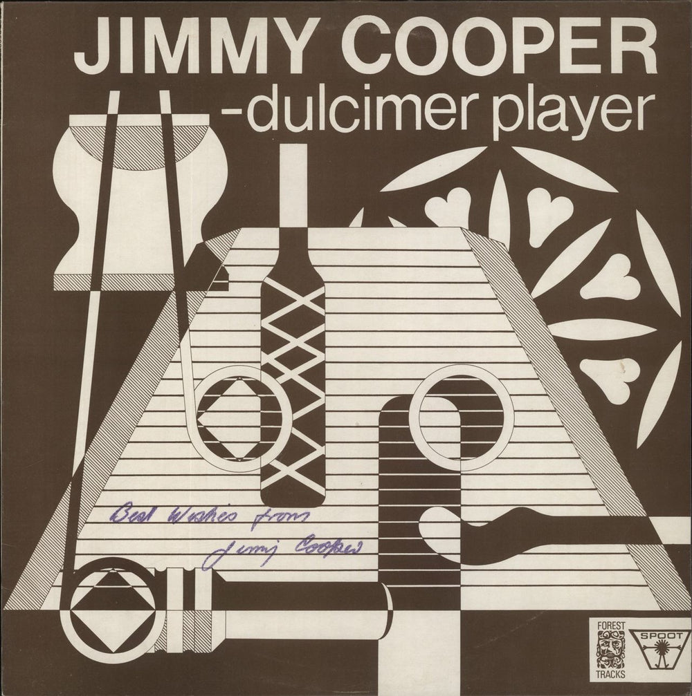 Jimmy Cooper Dulcimer Player - Autographed UK vinyl LP album (LP record) FTS3009