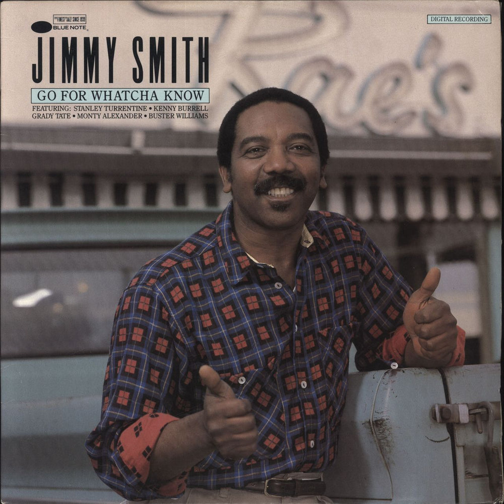 Jimmy Smith (Jazz Organ) Go For Whatcha Know US vinyl LP album (LP record) BT-85125