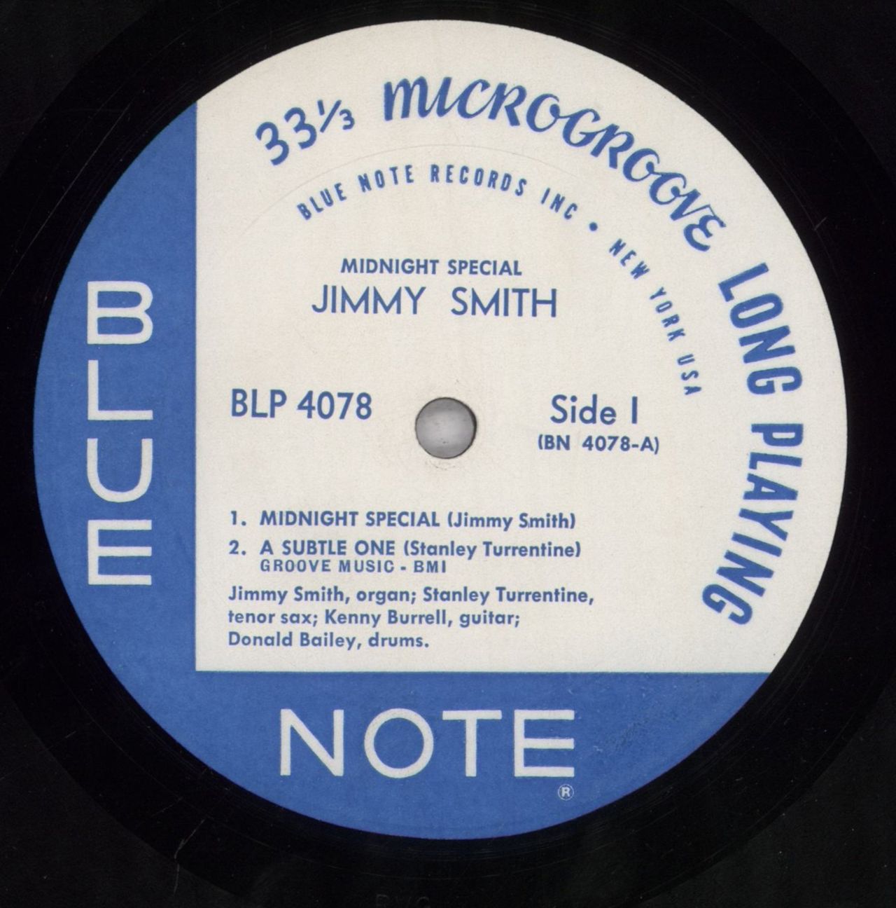 Jimmy Smith (Jazz Organ) Midnight Special US Vinyl LP — RareVinyl.com