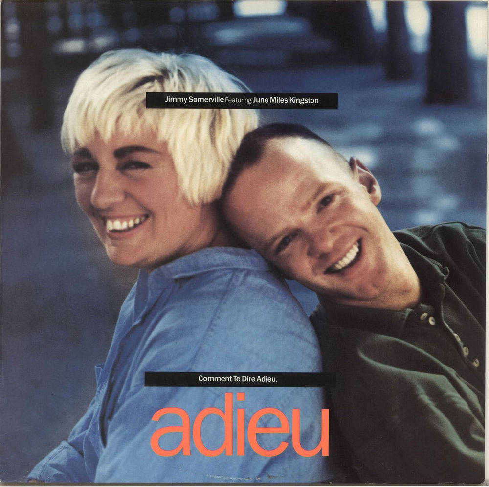 Jimmy Somerville Comment Te Dire Adieu UK 12" vinyl single (12 inch record / Maxi-single) LONX241