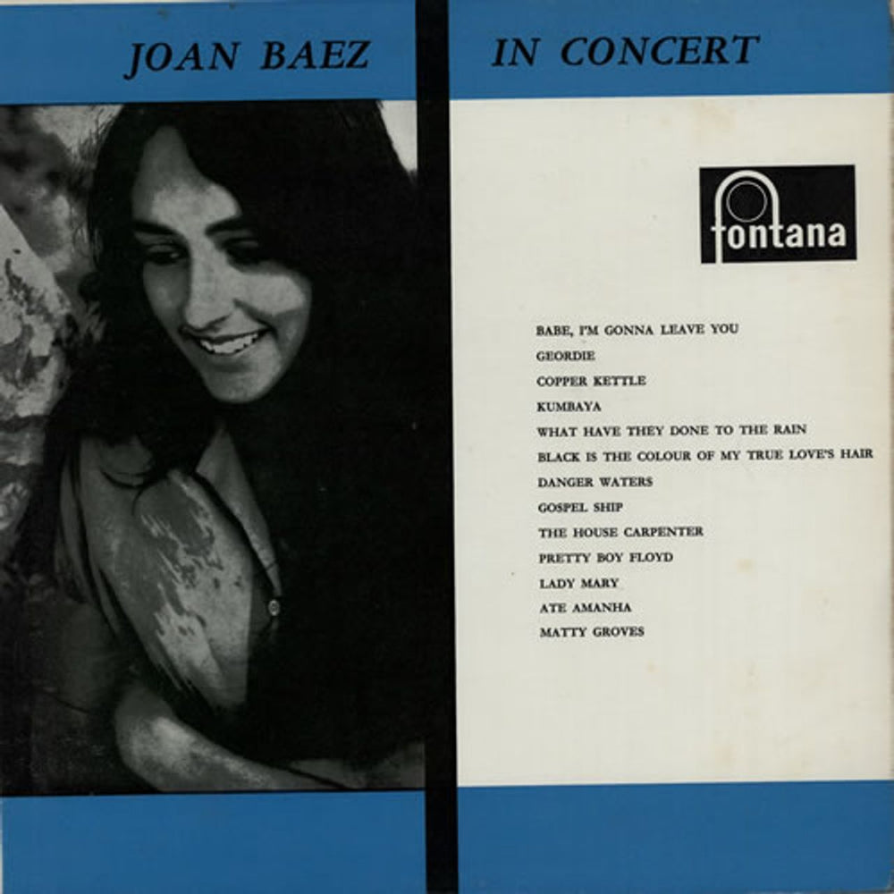 Joan Baez In Concert - Parts 1 & 2 UK 2-LP vinyl record set (Double LP Album) TFL6033/5