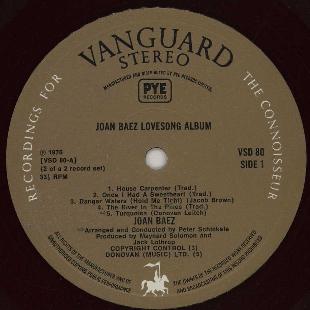 Joan Baez The Joan Baez Lovesong Album UK 2-LP vinyl record set (Double LP Album) JBZ2LTH288359