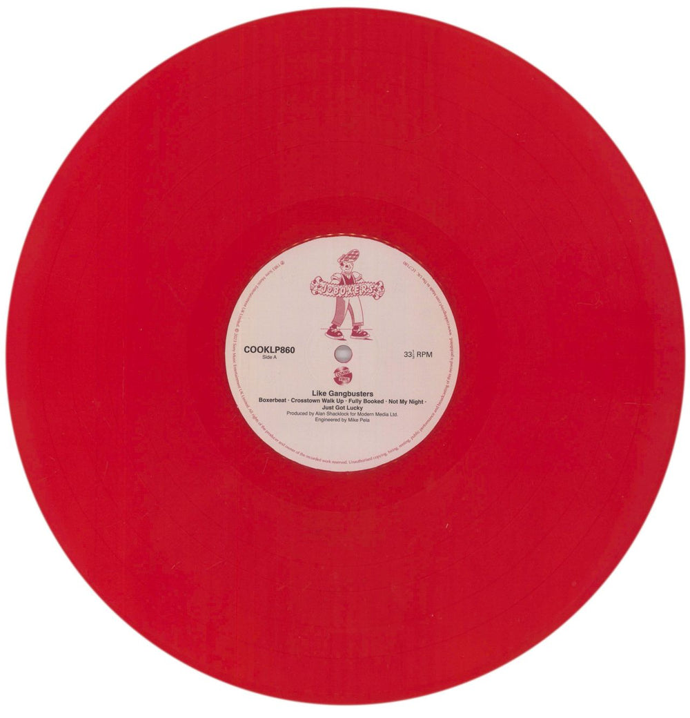 JoBoxers Like Gangbusters - RSD 2023 - Red Vinyl UK vinyl LP album (LP record) JOBLPLI862647