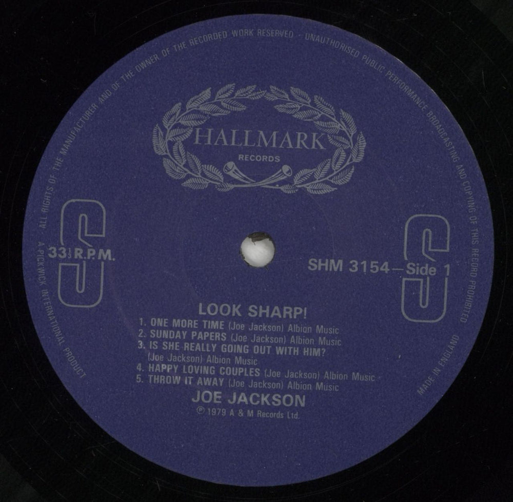 Joe Jackson Look Sharp! UK vinyl LP album (LP record) JOJLPLO518977