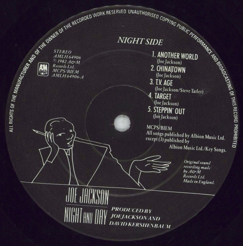 Joe Jackson Night And Day UK vinyl LP album (LP record) JOJLPNI217013