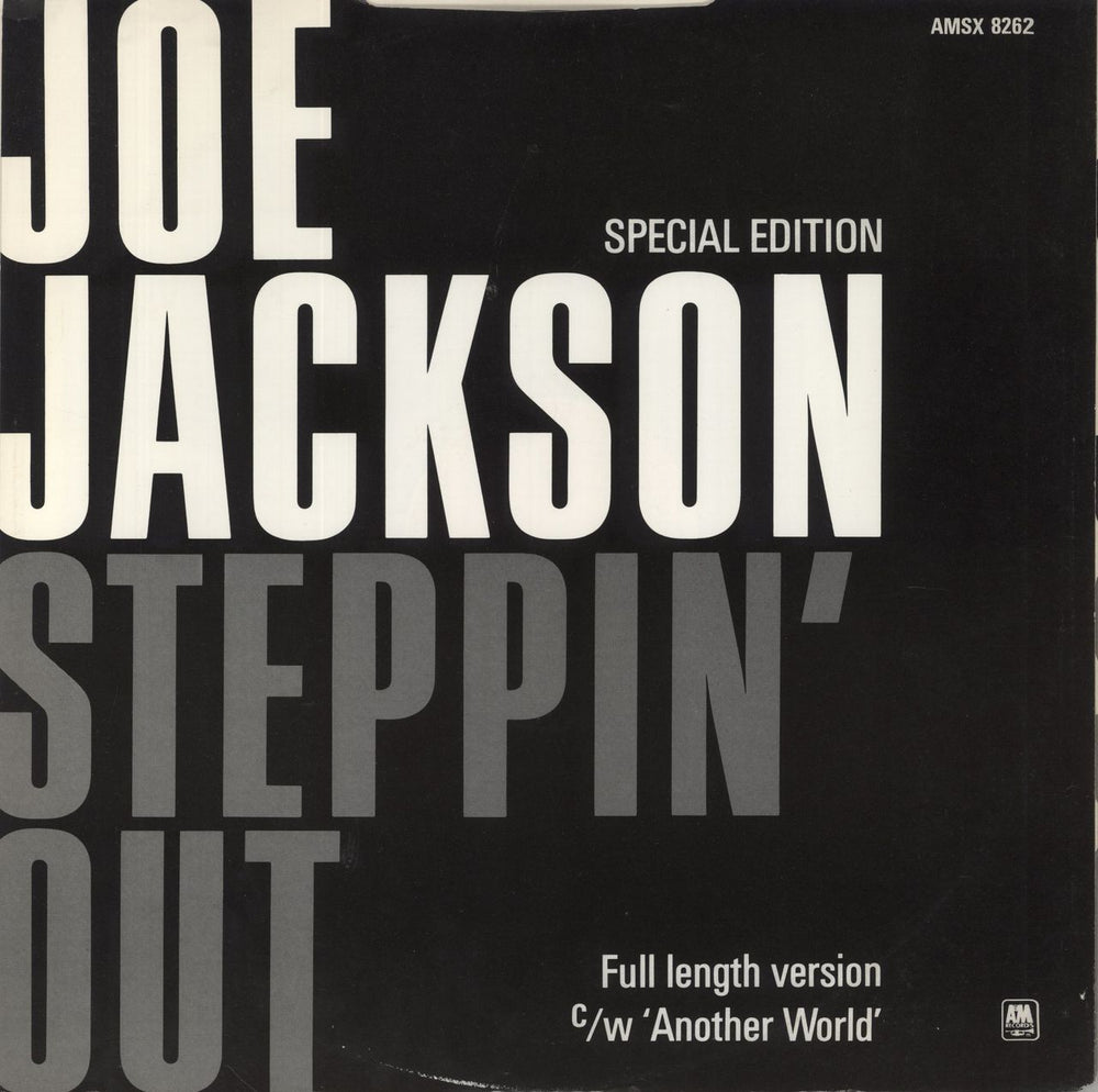 Joe Jackson Steppin' Out UK 12" vinyl single (12 inch record / Maxi-single)