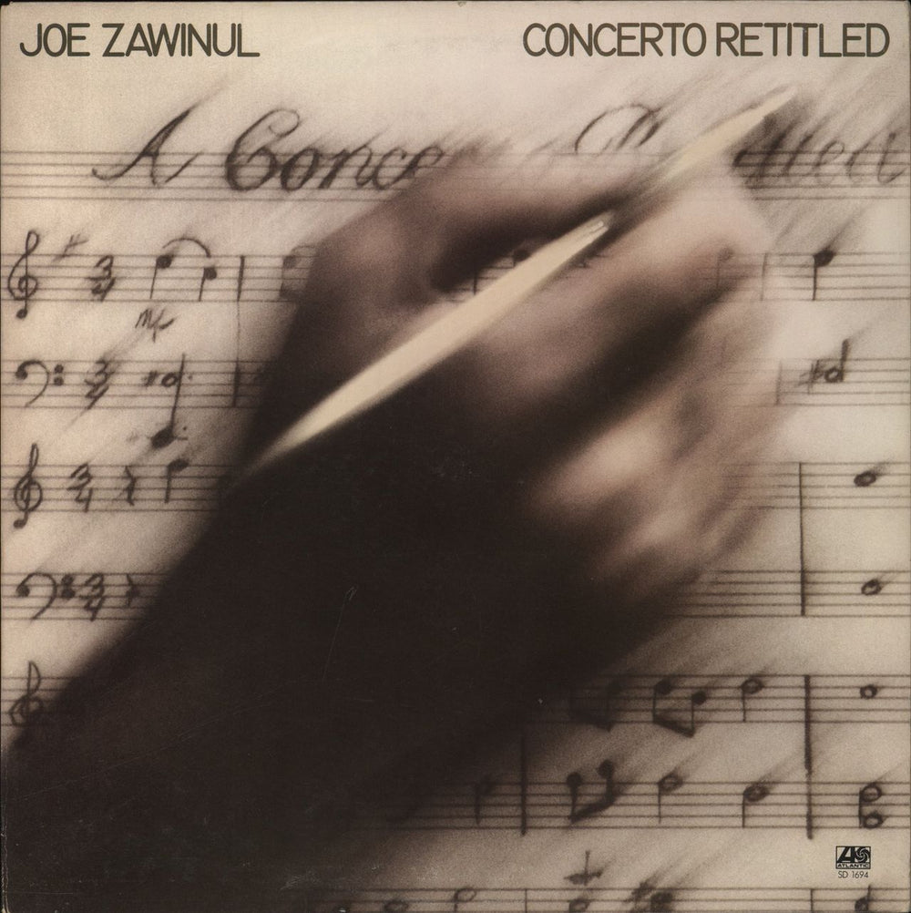 Joe Zawinul Concerto Retitled US vinyl LP album (LP record) SD1694