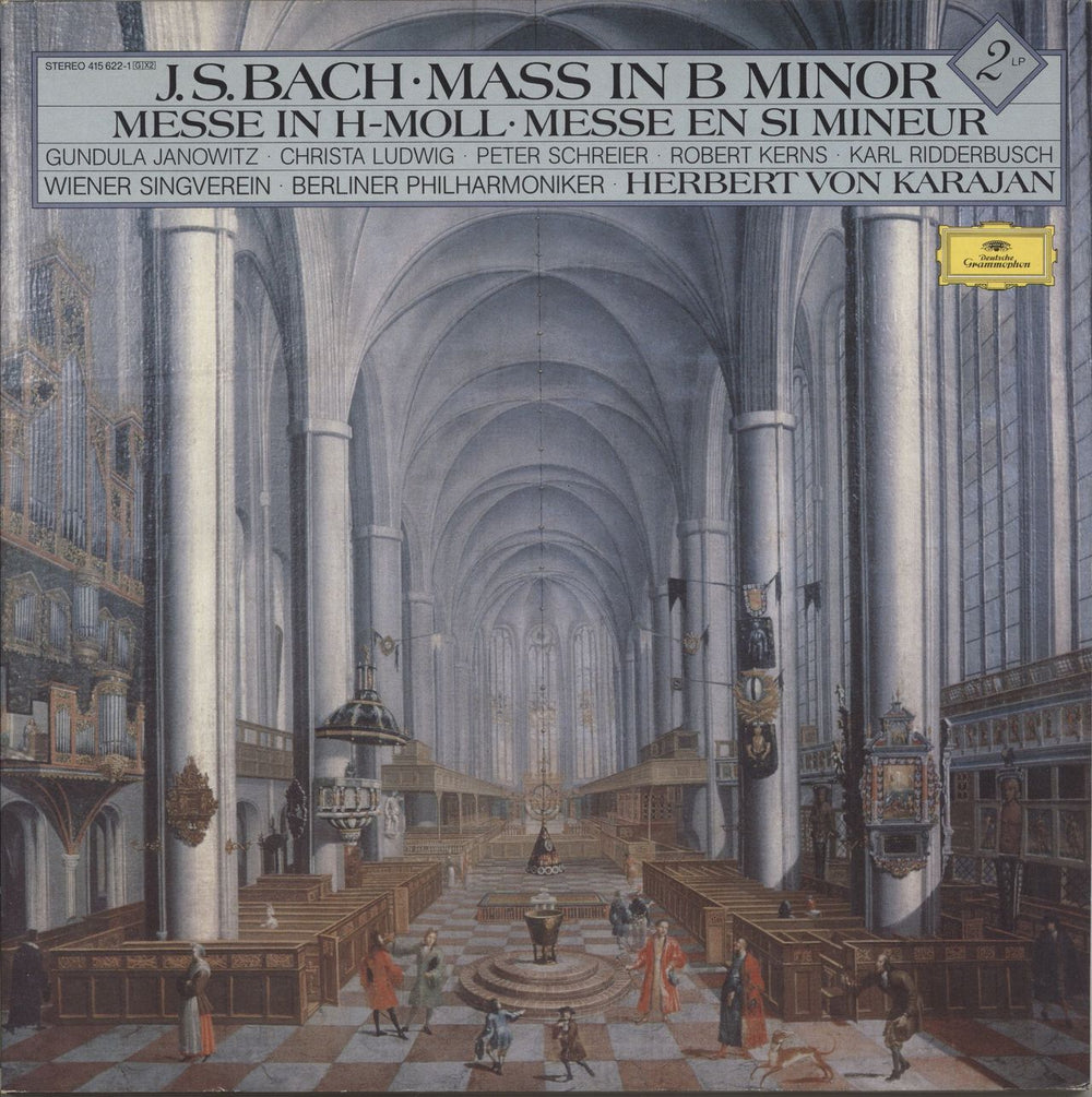 Johann Sebastian Bach Bach: H-Moll-Messe German 2-LP vinyl record set (Double LP Album) 415622-1