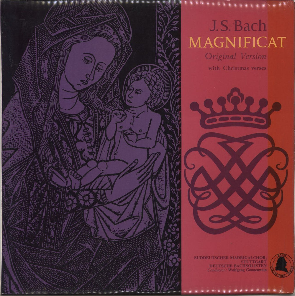 Johann Sebastian Bach Bach Magnificat In D (Original Version With Christmas Verses) UK vinyl LP album (LP record) BACH1183