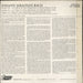 Johann Sebastian Bach Bach: Two Concerti For 3 Cembali & String Orchestra (N° 1 In D Minor - N° 2 In C Major) / Concerto F UK vinyl LP album (LP record)