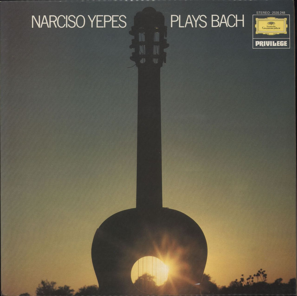 Johann Sebastian Bach Narciso Yepes Plays Bach UK vinyl LP album (LP record) 2535248