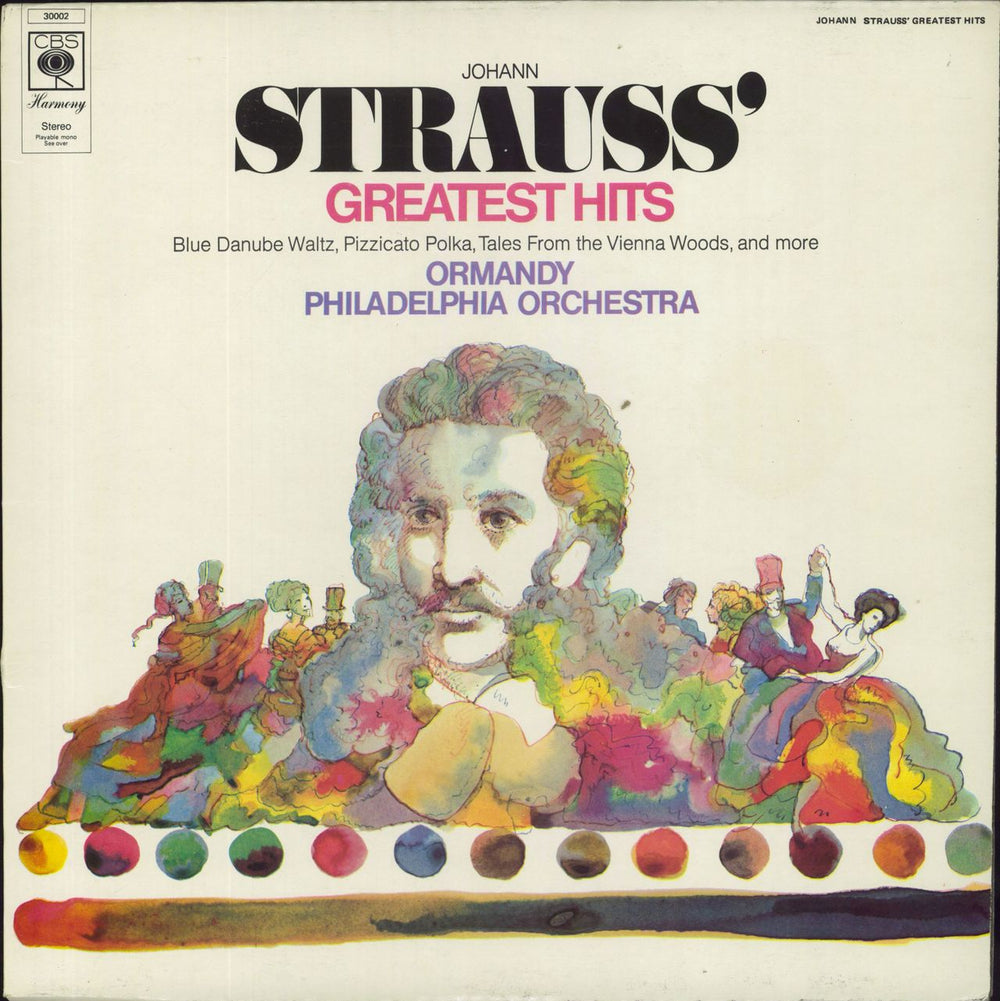 Johann Strauss II (1825-1899) Johann Strauss' Greatest Hits UK vinyl LP album (LP record) 30002