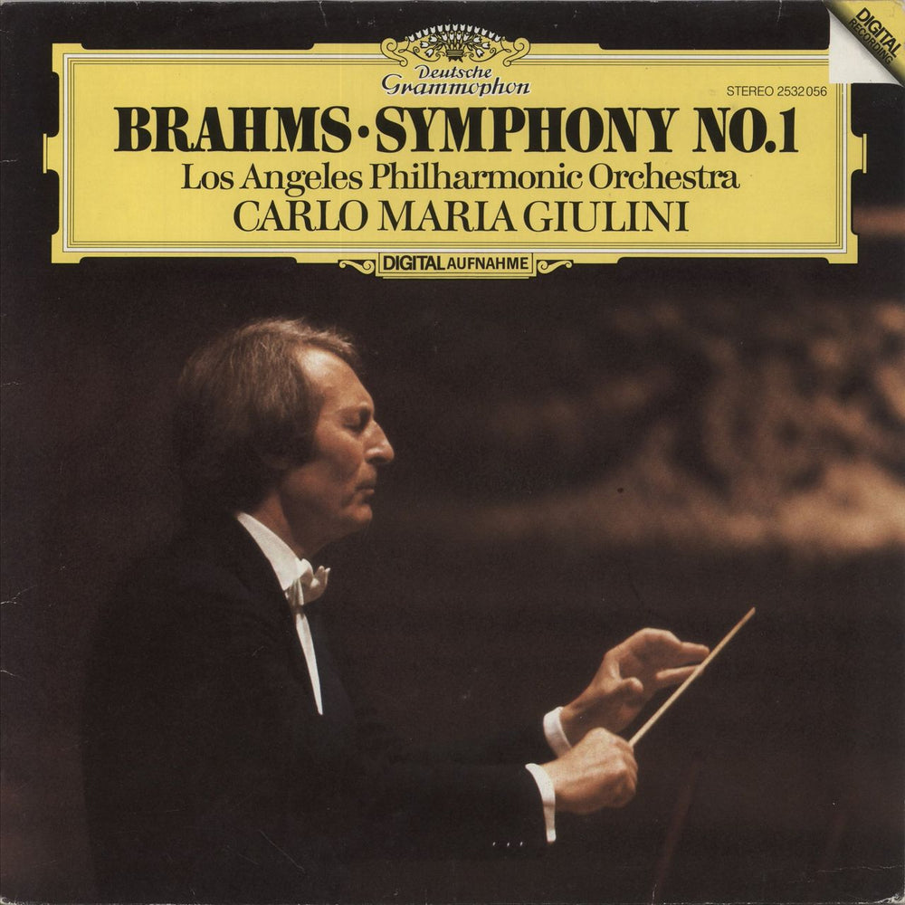 Johannes Brahms Brahms: Symphony No. 1 German vinyl LP album (LP record) 2532056