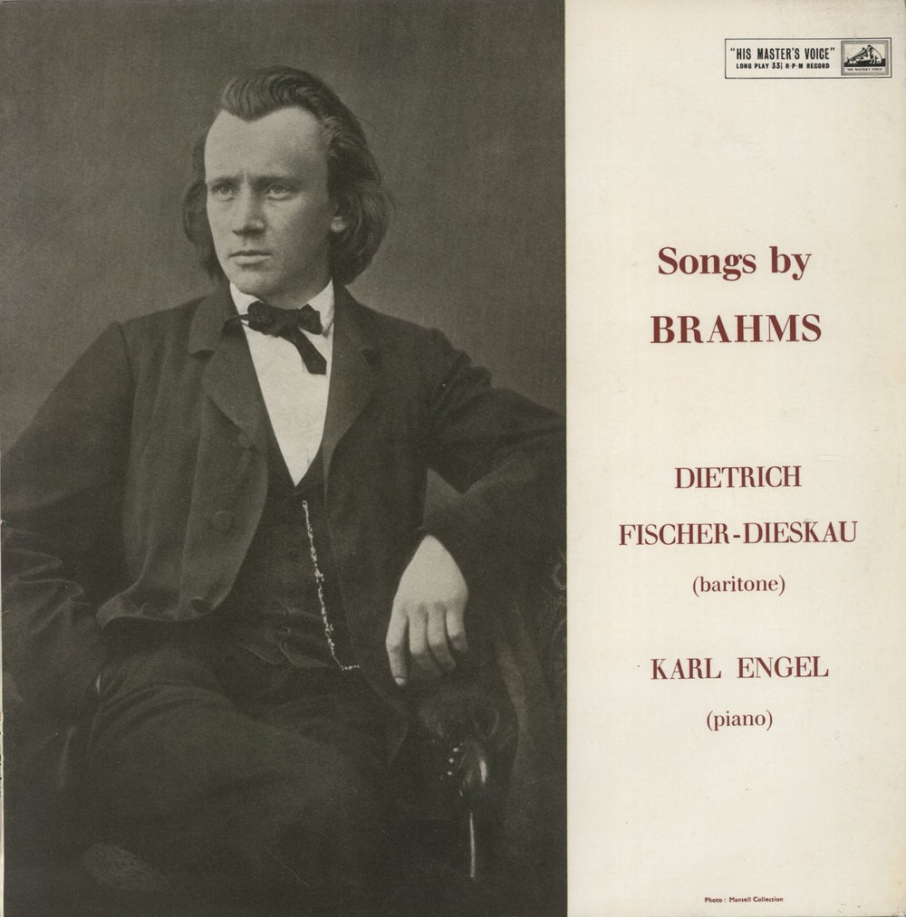 Johannes Brahms Songs By Brahms UK vinyl LP album (LP record) ALP1584