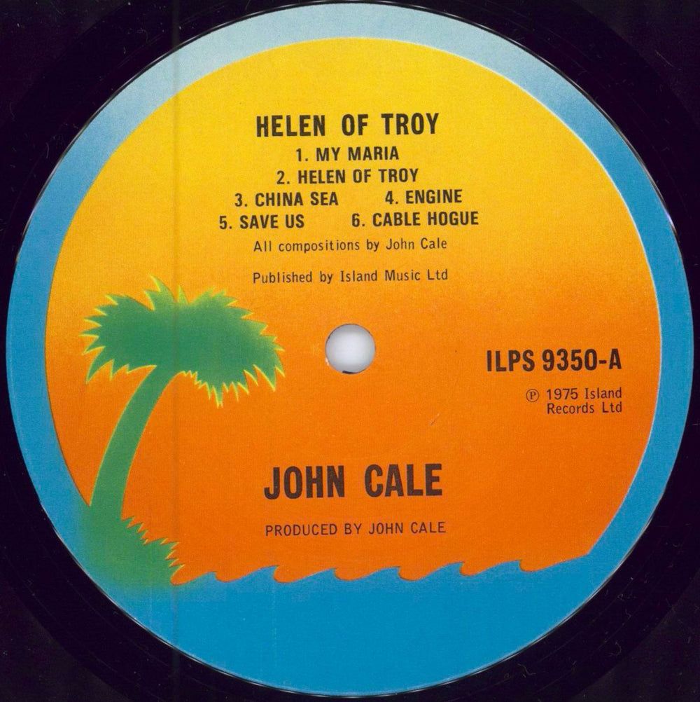 John Cale Helen Of Troy - 1st UK vinyl LP album (LP record) JCALPHE392433