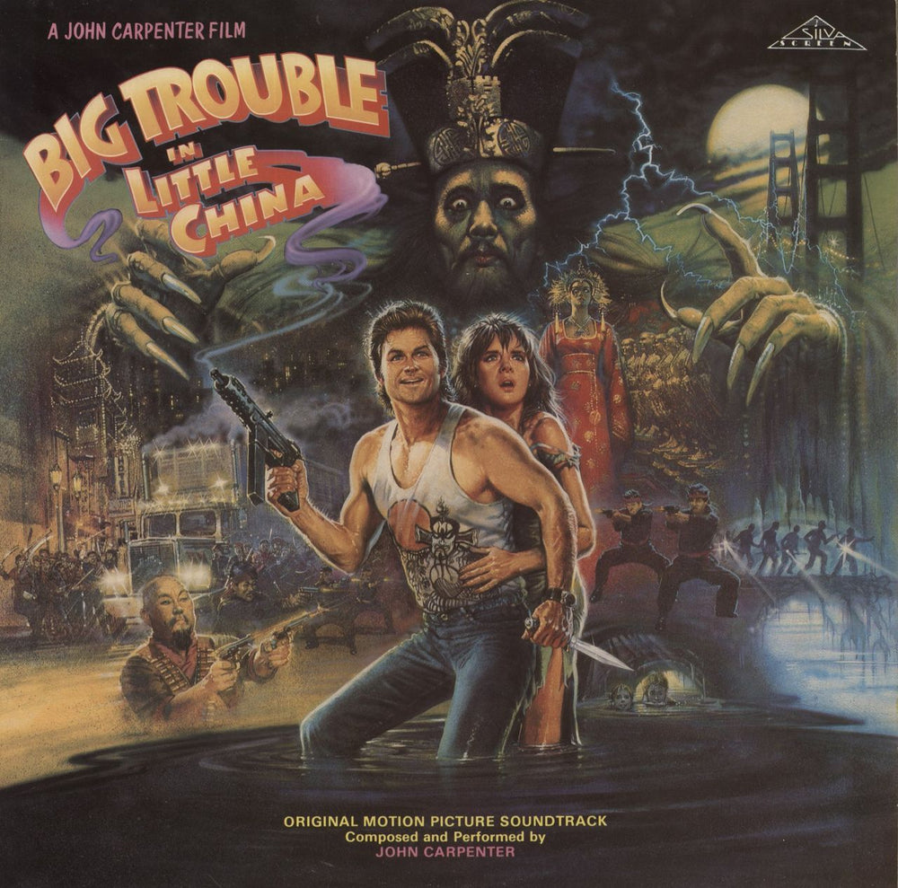 John Carpenter Big Trouble In Little China UK vinyl LP album (LP record) FILM008