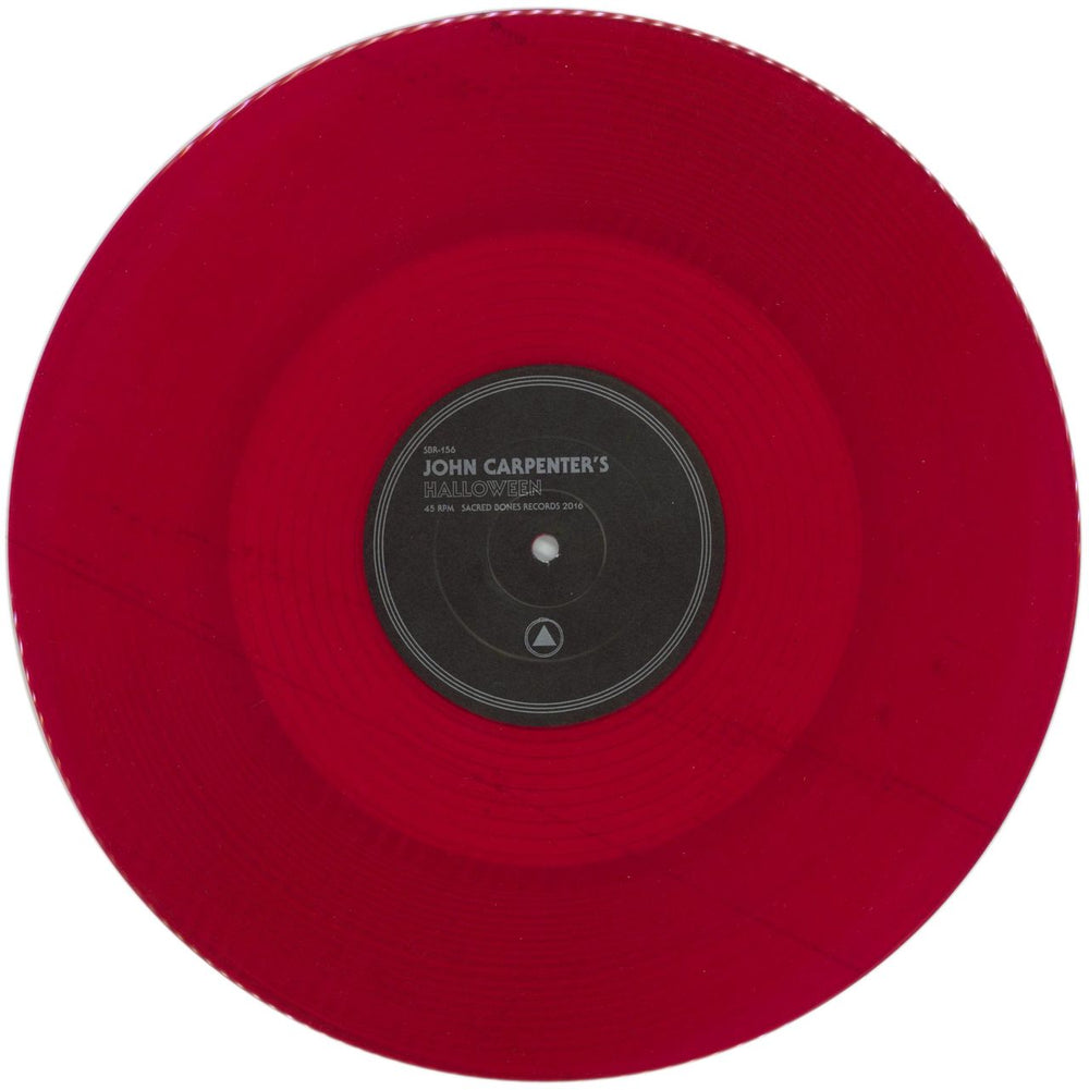 John Carpenter Halloween / Escape From New York - Signed - Red US 12" vinyl single (12 inch record / Maxi-single) JZV12HA863893