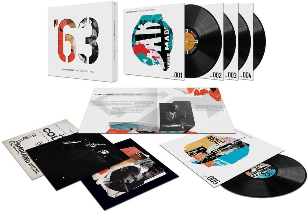 John Coltrane 1963: New Directions - Deluxe 5-LP Box Set - Sealed US Vinyl Box Set JCOVXNE769349