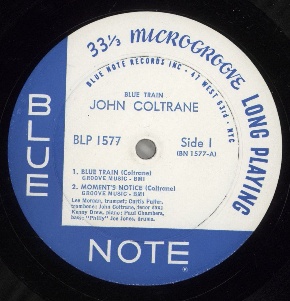 John Coltrane Blue Train - West 63rd - G US vinyl LP album (LP record) JCOLPBL880922