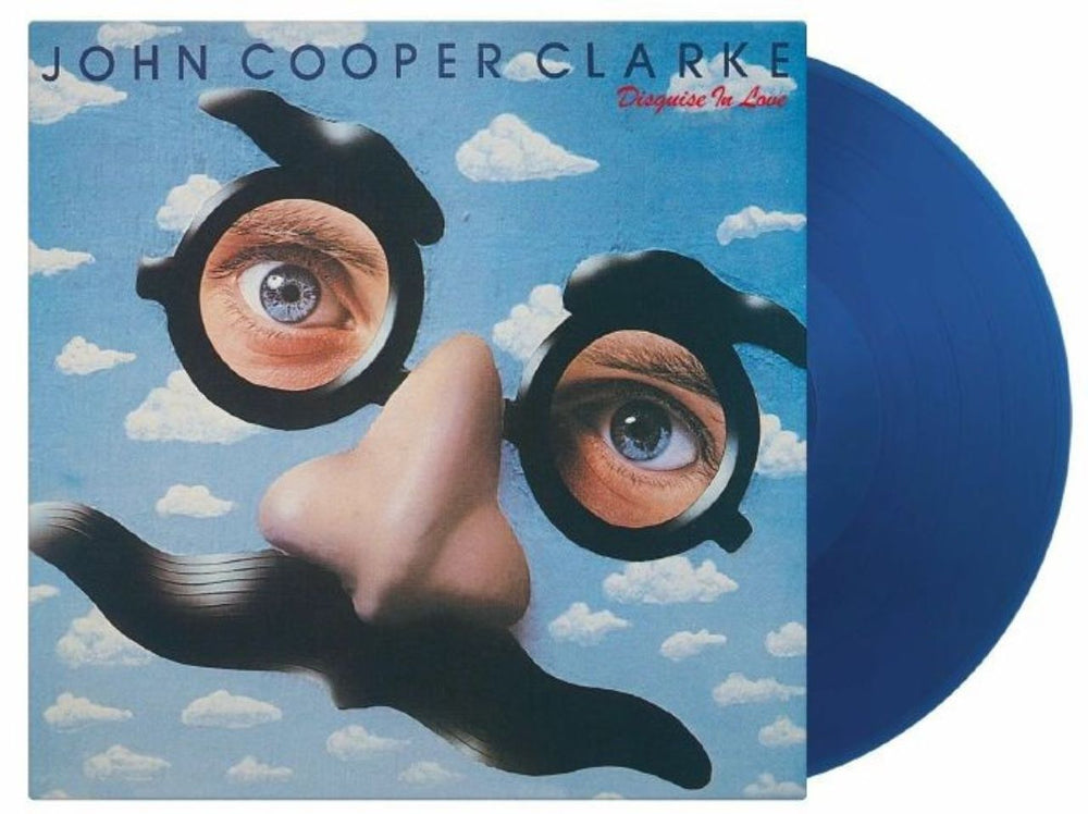 John Cooper Clarke Disguise In Love - Blue Vinyl 180 Gram UK vinyl LP album (LP record) MOVLP3849