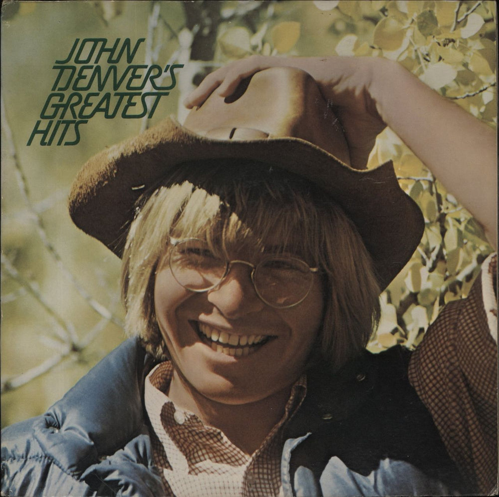 John Denver Greatest Hits US vinyl LP album (LP record) AQL1-0374