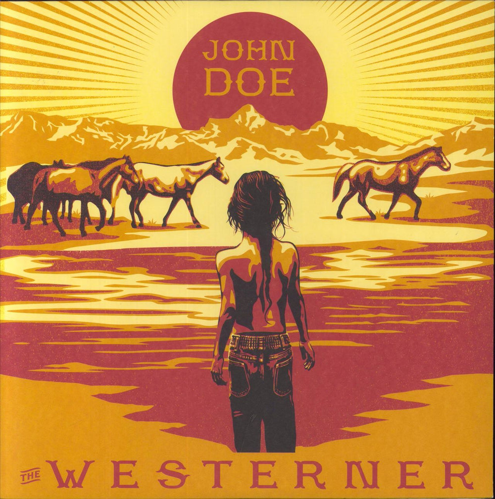 John Doe The Westerner US vinyl LP album (LP record) CRC101