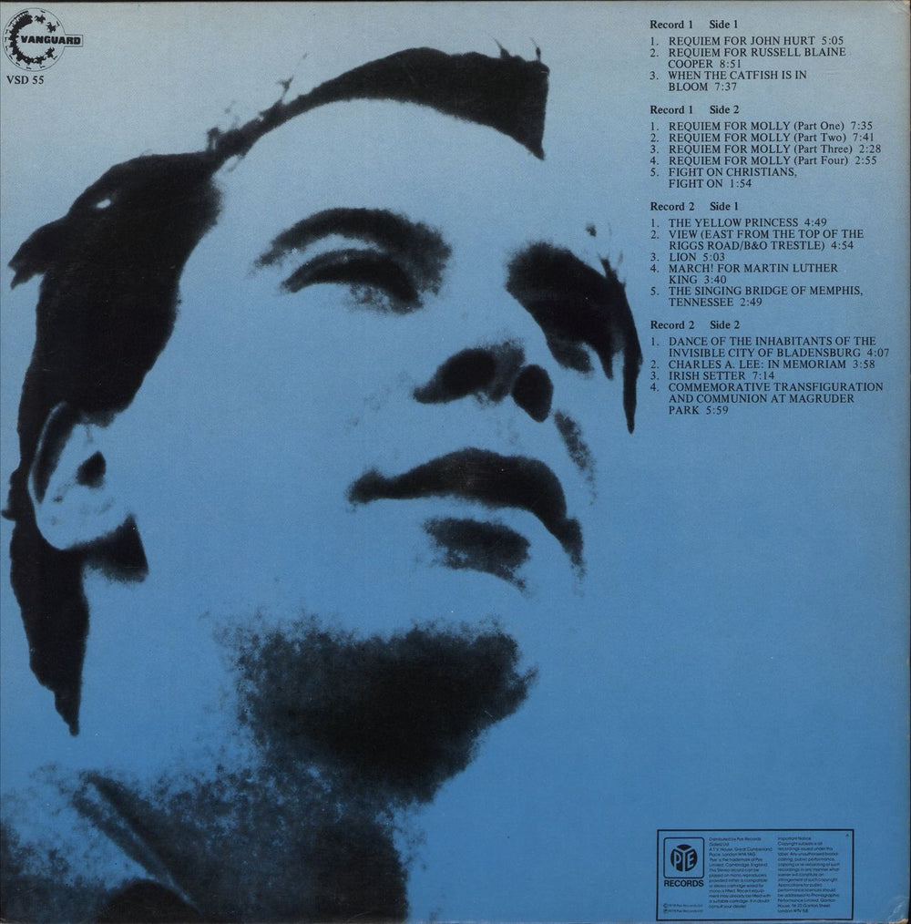 John Fahey Requia / The Yellow Princess - EX UK 2-LP vinyl record set (Double LP Album)