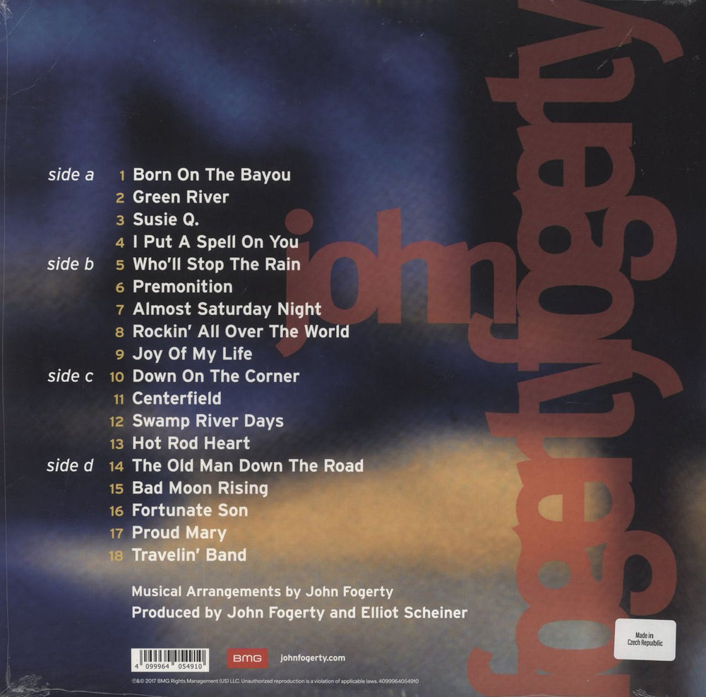 John Fogerty Premonition - Sealed UK 2-LP vinyl record set (Double LP Album) 4099964054910