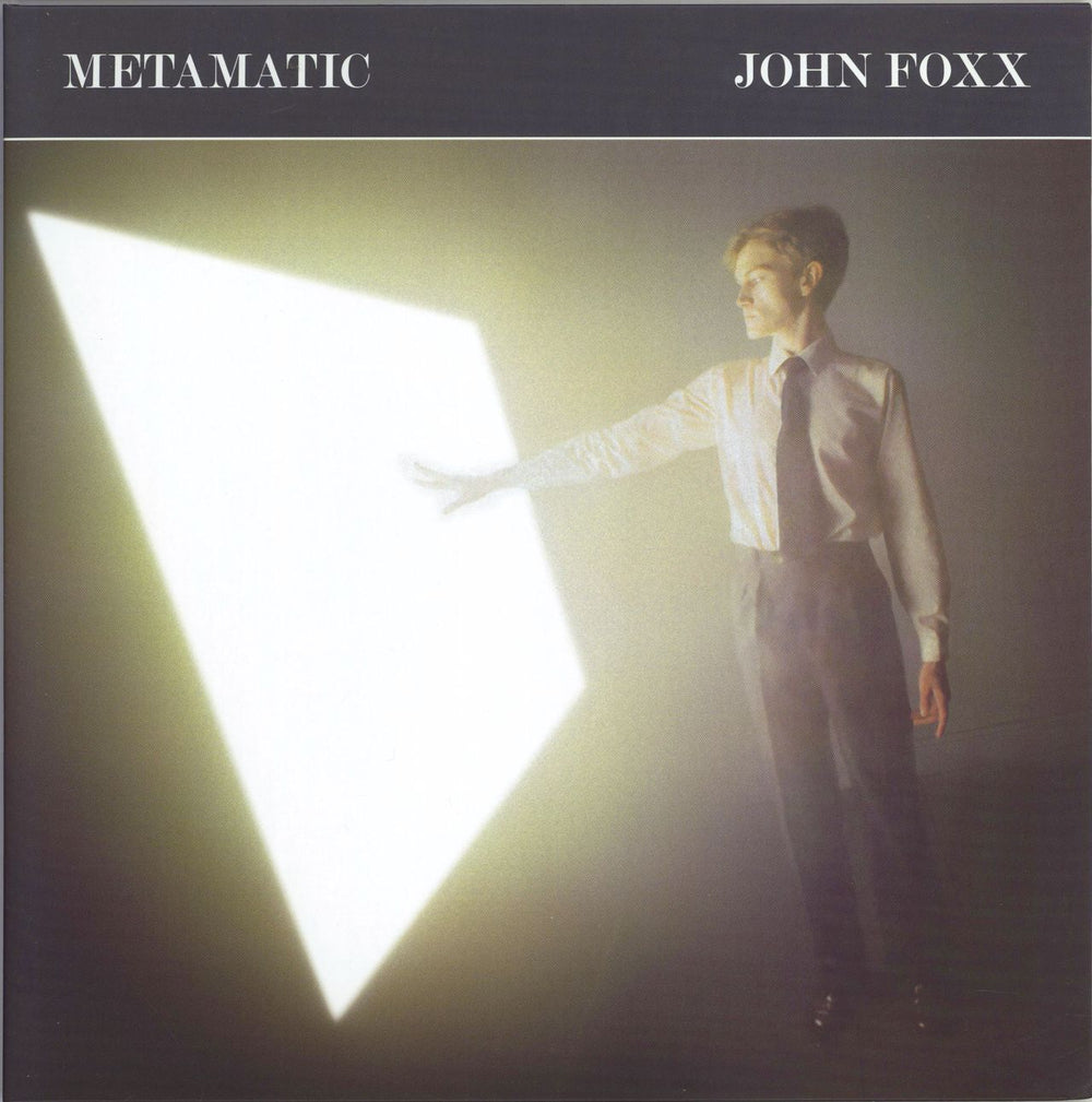 John Foxx Metamatic - 180gm White Vinyl - RSD UK vinyl LP album (LP record) METARSDLP
