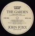 John Foxx The Garden - EX Canadian vinyl LP album (LP record) JFXLPTH846692