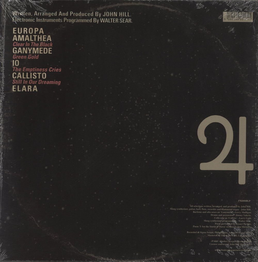 John Hill Six Moons Of Jupiter - Sealed UK vinyl LP album (LP record) 5060099501241