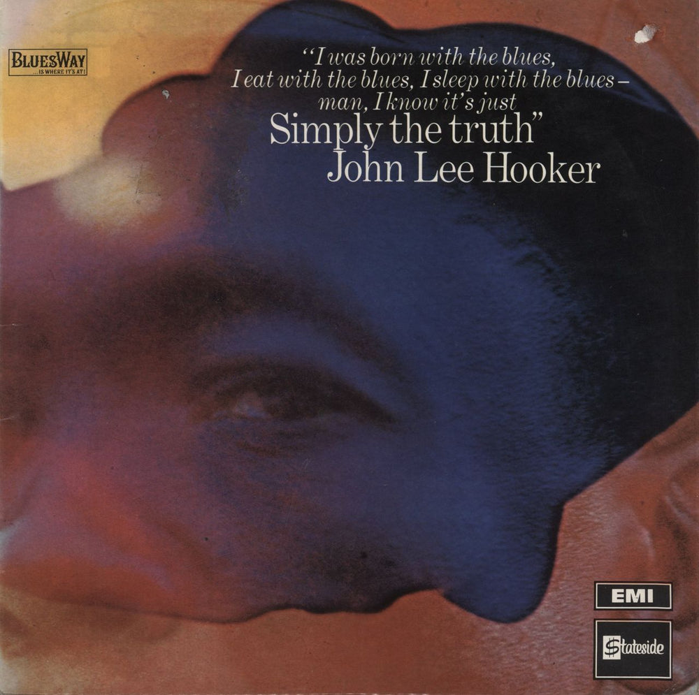 John Lee Hooker Simply The Truth - VG UK vinyl LP album (LP record) SSL10280